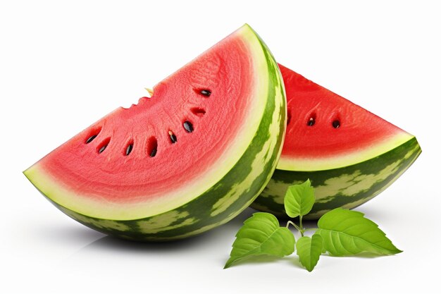 Photo photo watermelon isolated on white clipping path