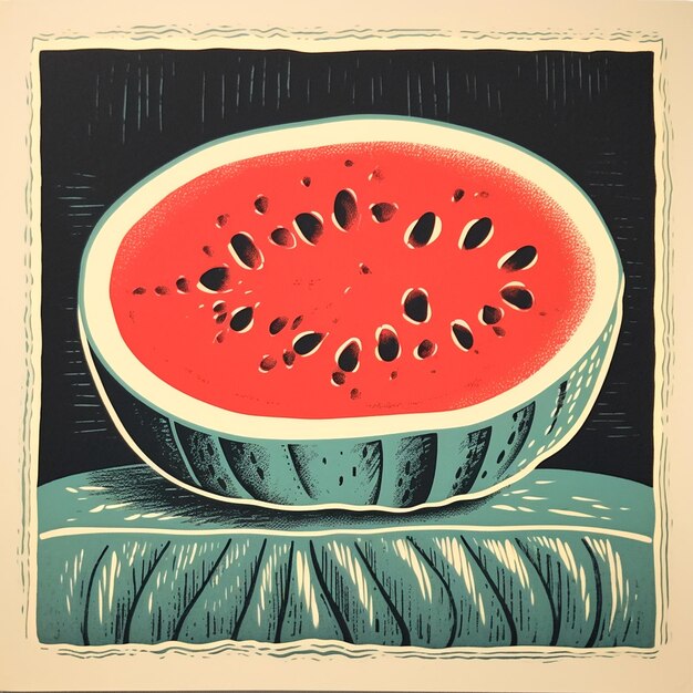 Photo photo of watermelon