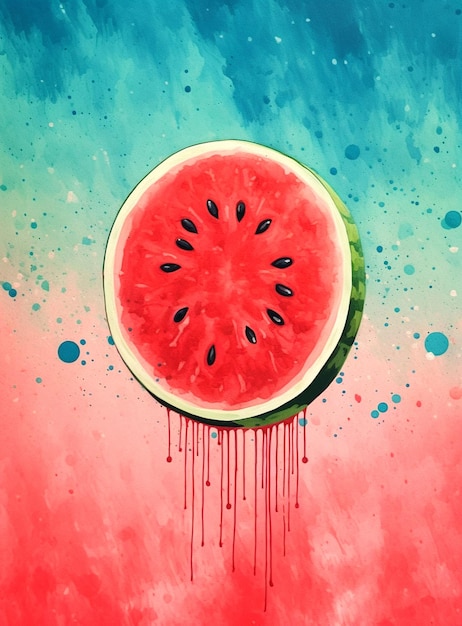 Photo photo of watermelon