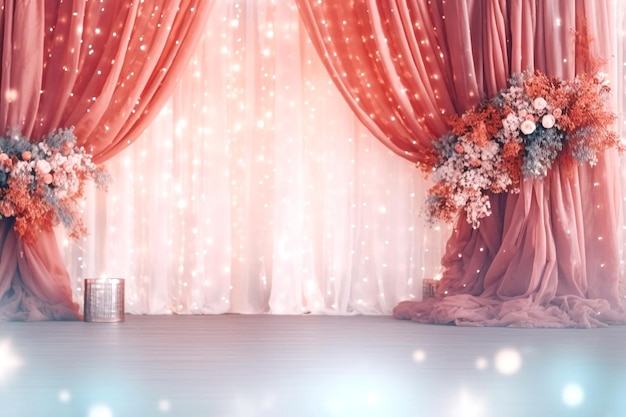 A photo of wedding background