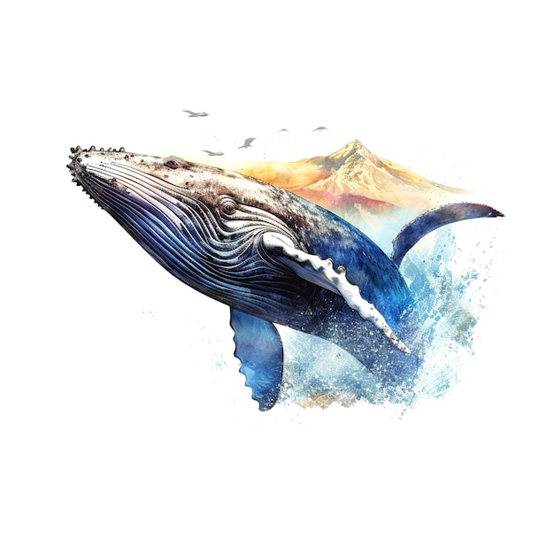 Photo photo of whale