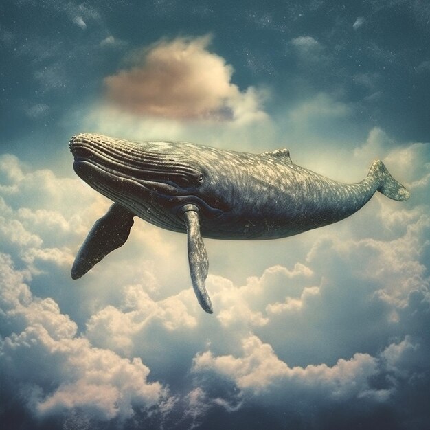 Premium AI Image | photo of whale