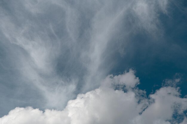 Photo photo white cloud on blue sky