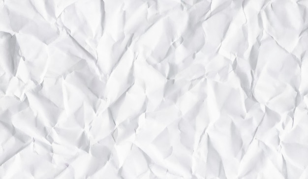 photo white crumpled paper texture background design space white tone