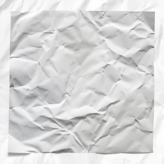 Photo photo white crumpled paper texture background design space white tone