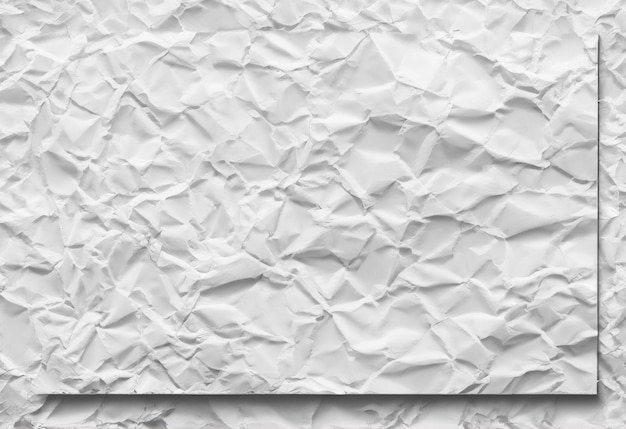 Foto foto sfondo bianco texture carta stropicciata spazio di progettazione tono bianco