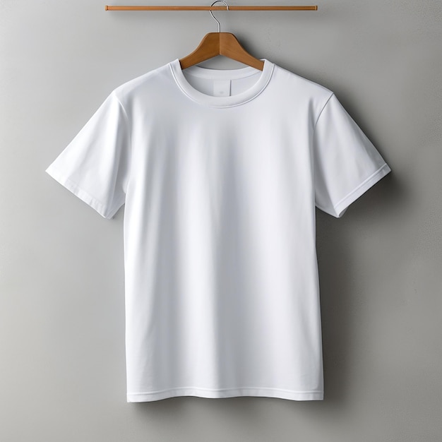 Premium AI Image | Photo of white t shirt for mockup design