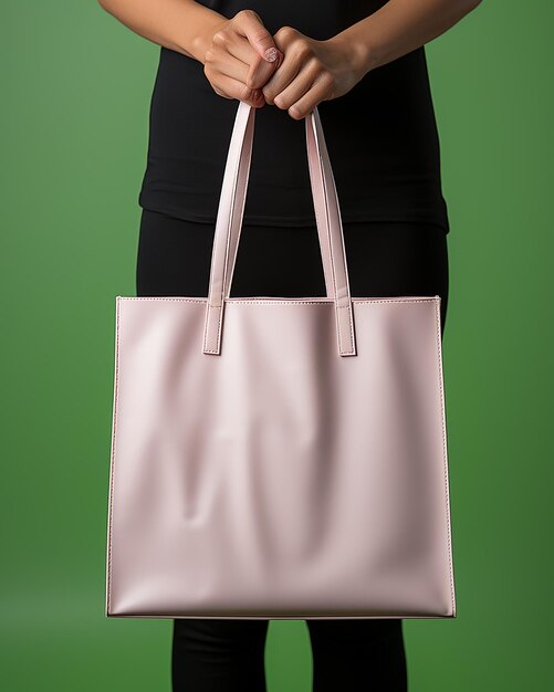 Photo photo white tote bag isolated