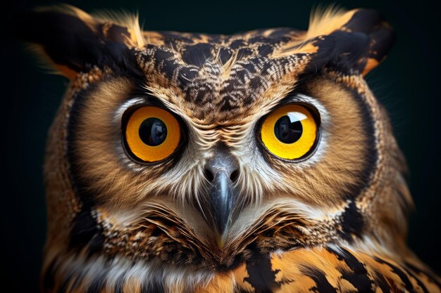 Photo of a wiselooking owl with captivating eyes