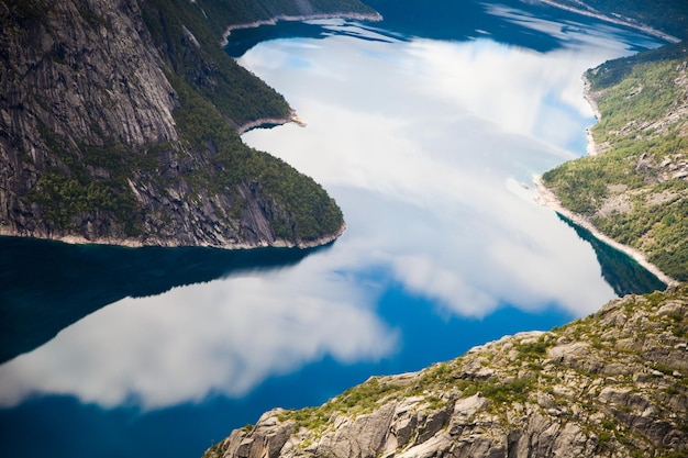 Фото с красивой природой летом в Норвегии