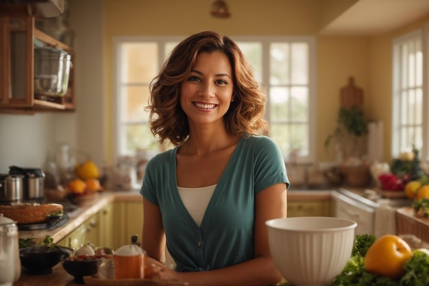 photo women cooking in kitchen