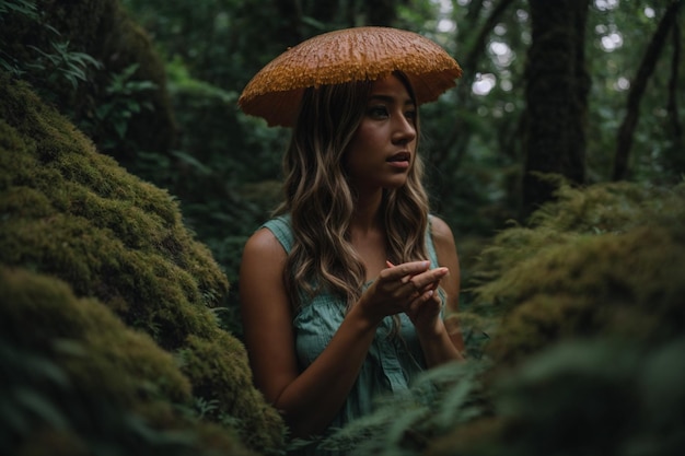 photo women in fungial land