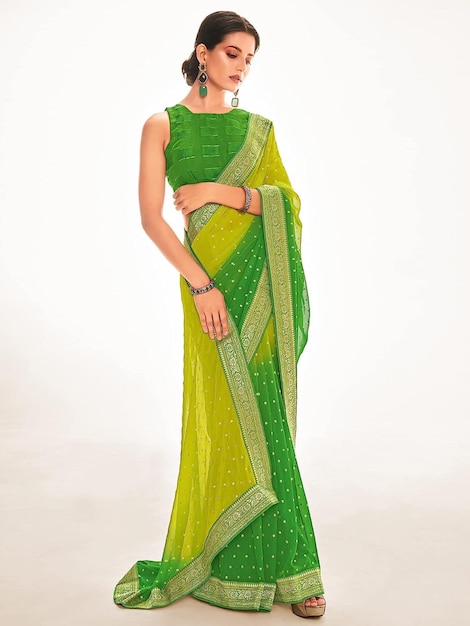 Photo photo women saree