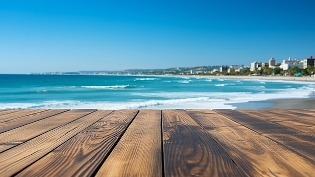 photo_wooden_board_empty_table_in_front_of_blue