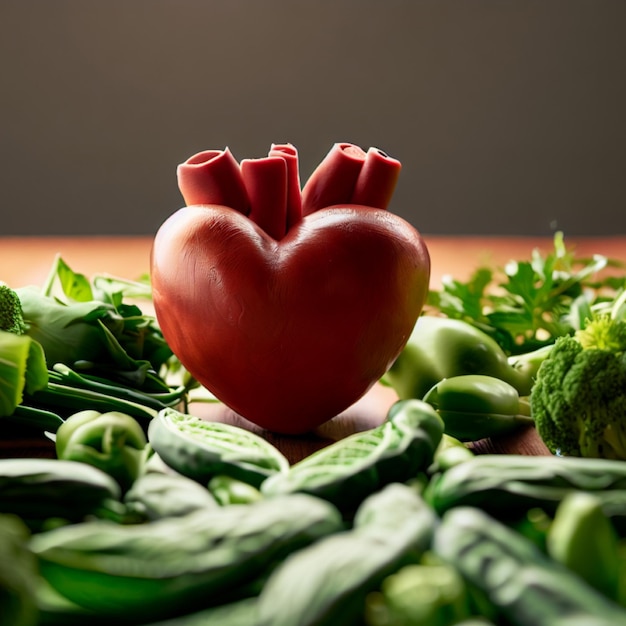 Foto foto di uno sfondo per la giornata mondiale del cuore con l'icona del cuore