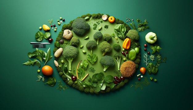 Photo photo world vegetarian day