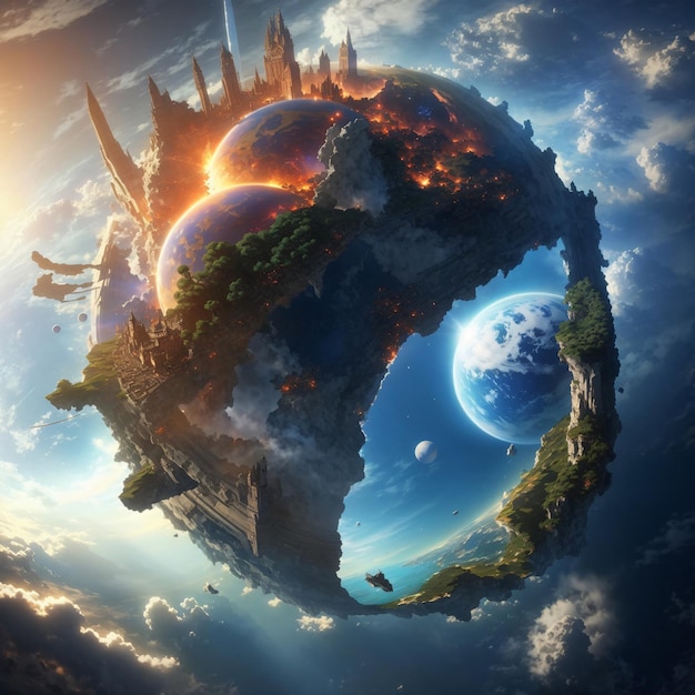 Photo of a world within a world fantasy art