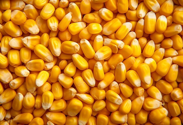 Photo photo of yellow corns cobs and corns background