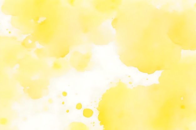 Photo yellow watercolor texture background generative ai