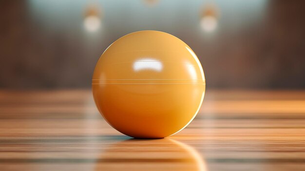 A photo of a yoga ball for core exercises