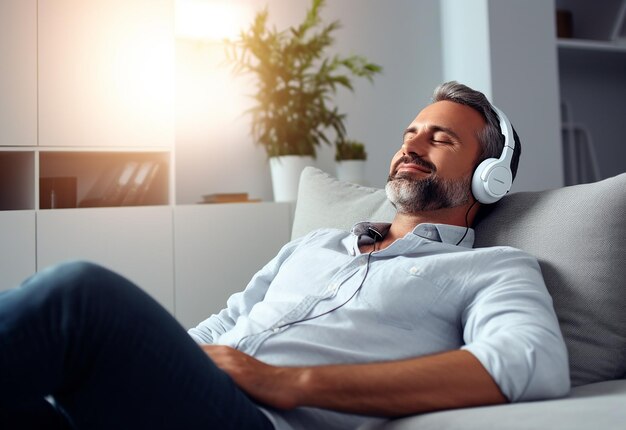 Photo photo of young girl and boy african girl and boy listen to music by headphones with smile