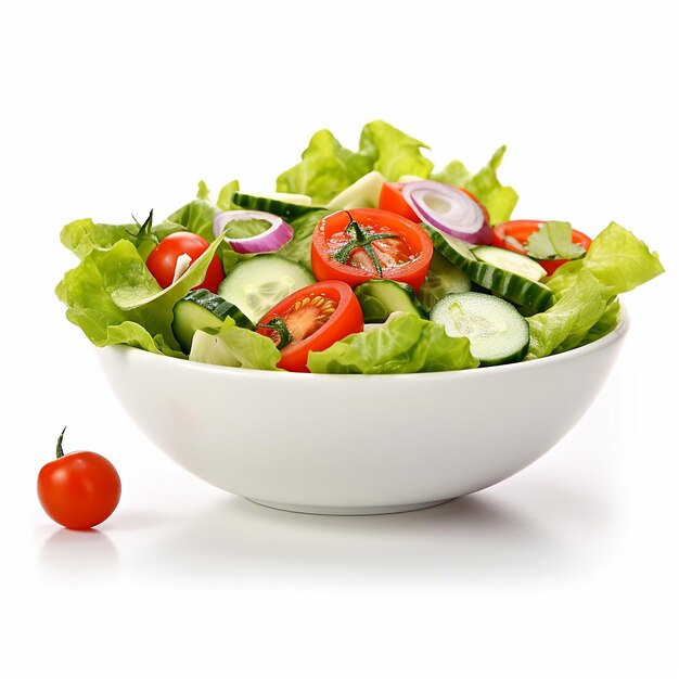Photo of yummy healthy vegetable salad