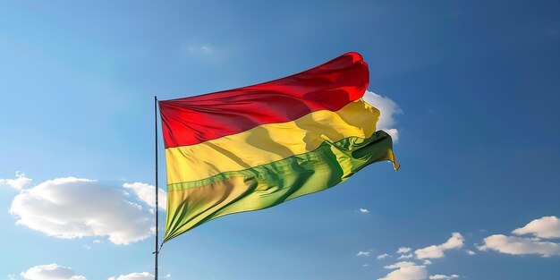 Photo photo of zimbabwean flag on white background