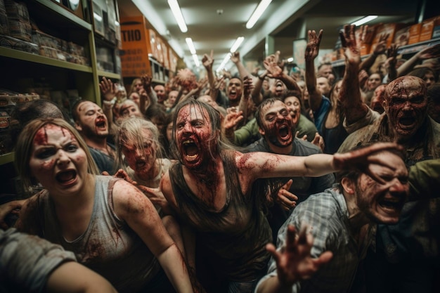 Photo of zombies