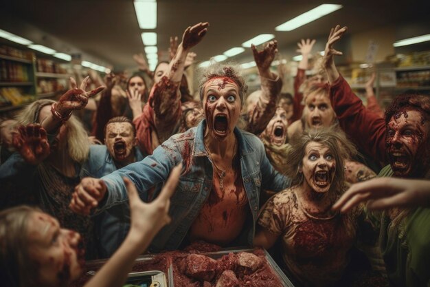 Photo photo of zombies