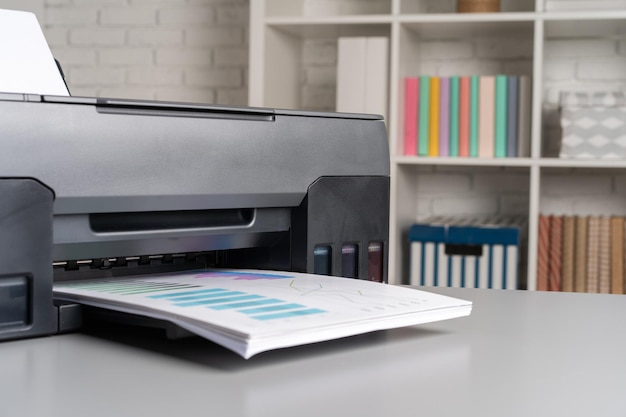 Photocopier machine for document printing in the office