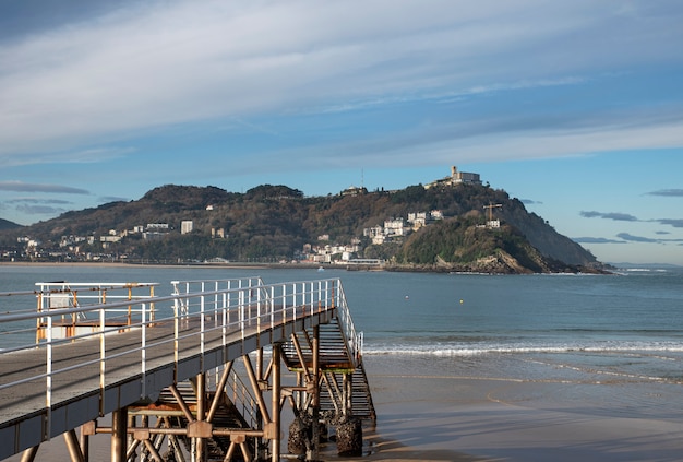 photograph of the bay de la concha