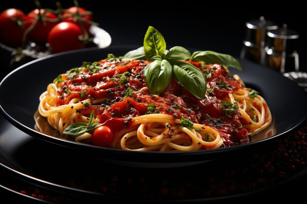 photograph of a beautiful pasta dish