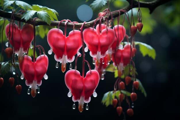 Photograph Of Bleeding Heart Natural Light Generative AI 02