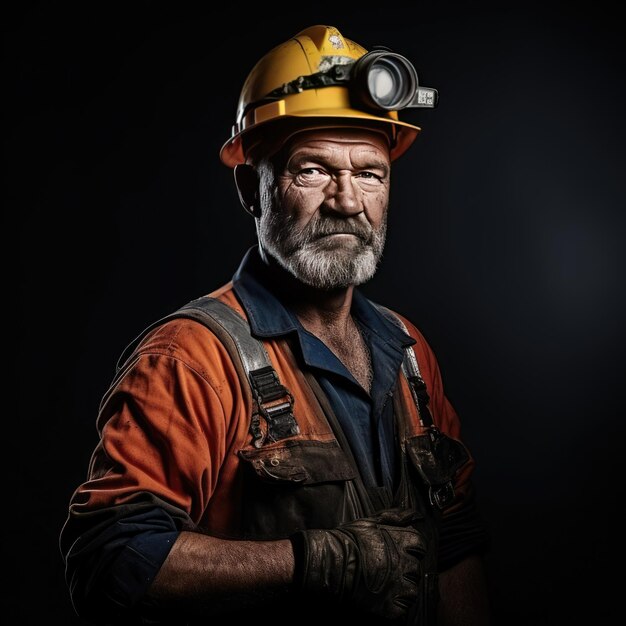 Photograph captures the essence of the profession of Miner