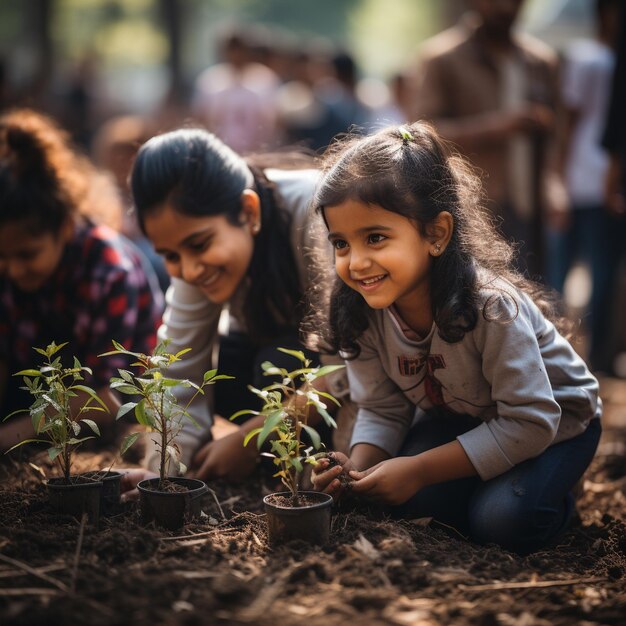 Photograph Of Children Participating A Wallpaper