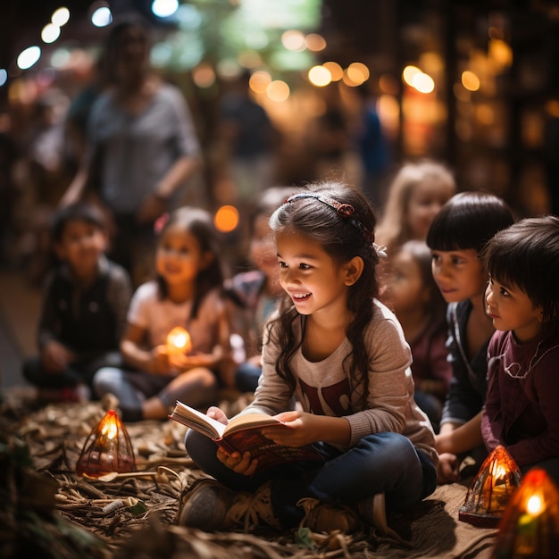 Photograph Of Children Participating Wallpaper