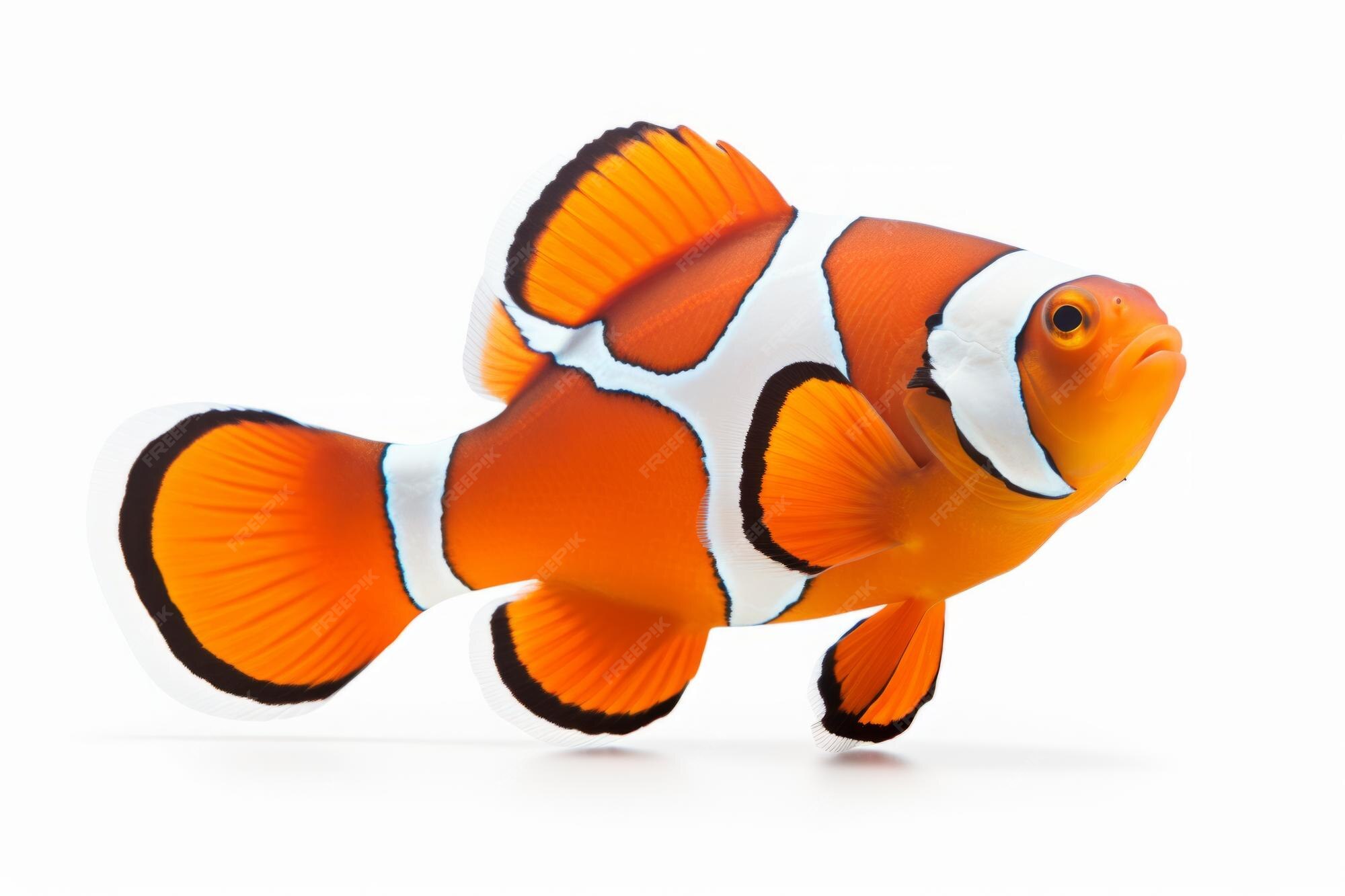 Premium Photo | Photograph Clown Fish isolated on