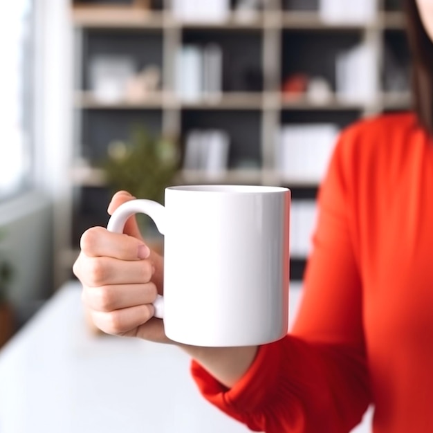 Foto fotografia di una tazza di caffè