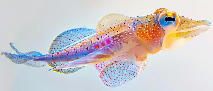 Photo photograph of a colorchanging fish such as a cuttlefish