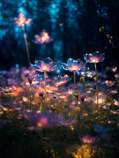 Photograph of a crystal meadow