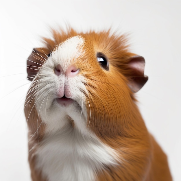 Photo a photograph of cute an adorable guinea pig