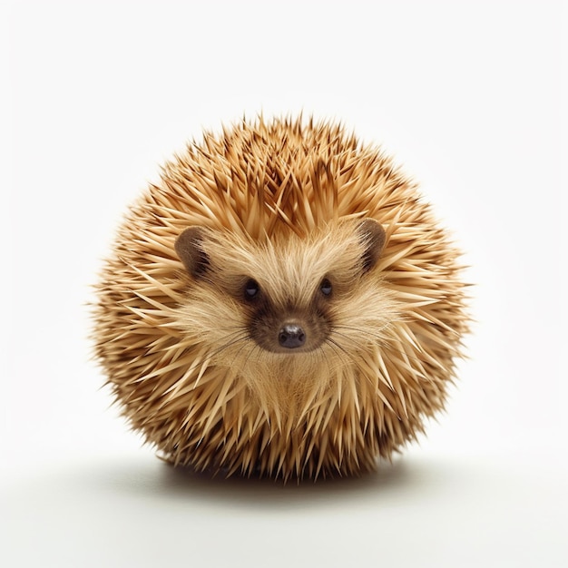 Photo a photograph of cute and adorable hedgehog