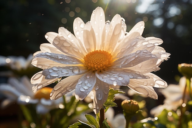 Фотография Daisy Natural Light Генеративный AI