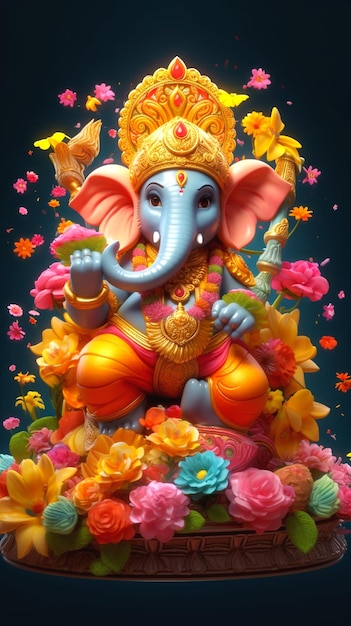 Photograph of the deity ganesha