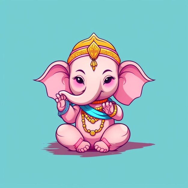 Foto fotografia della divinità ganesha