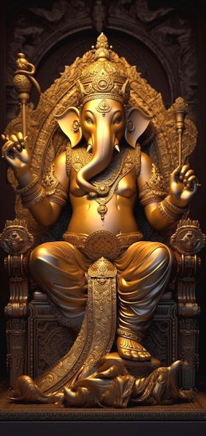 photograph depicting the deity ganesha