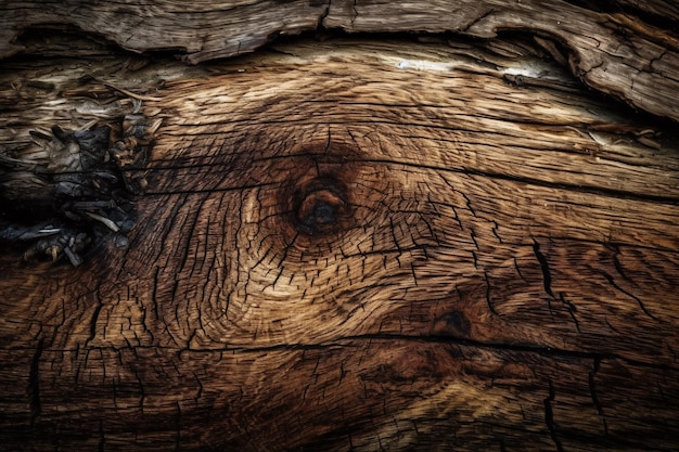 Foto fotografia o texture unica creata digitalmente come la venatura del legno sfondo con motivo in legno generativo ai