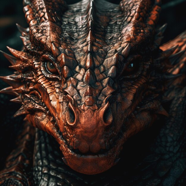 photograph of a dragon