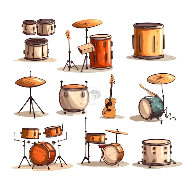 Photograph of drums