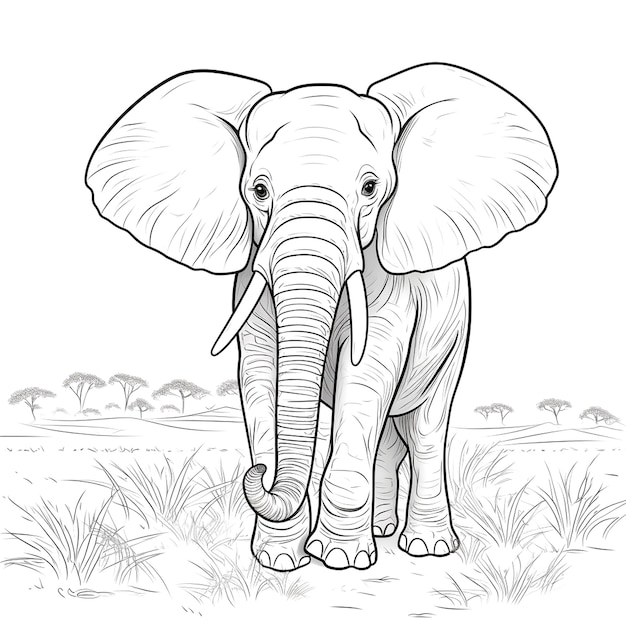 photograph of elephant